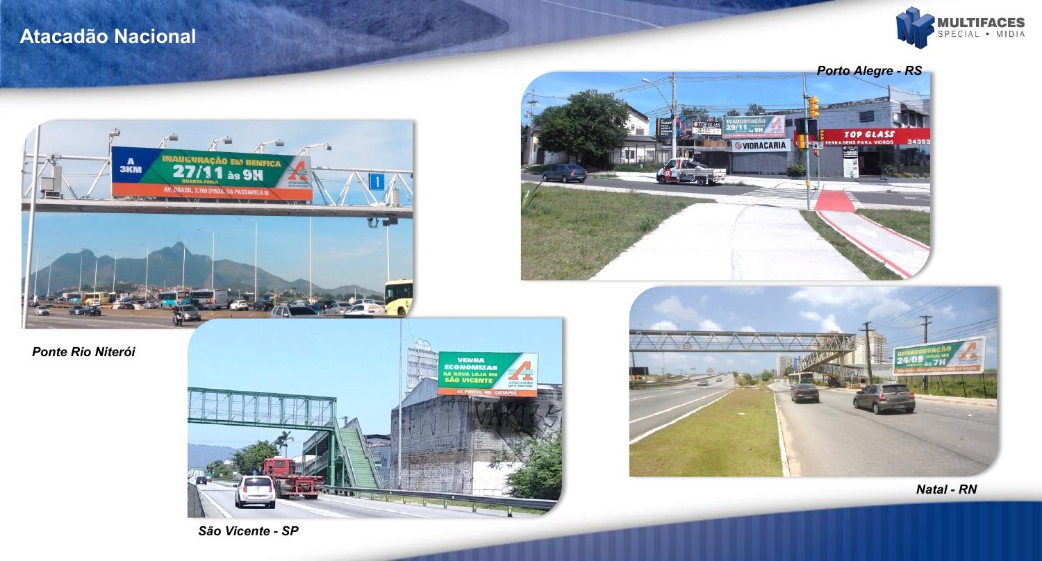 Página do portfólio com a campanha Atacadão Nacional