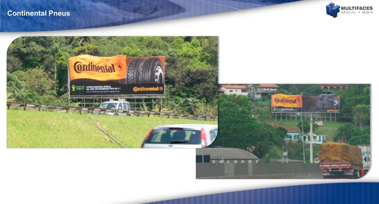 Página do portfólio com a campanha Continental Pneus